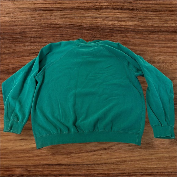 VTG Dockers Mens‎ Quarter Zip Sweatshirt Teal Green Original Quality Logo Size L - Picture 6 of 6